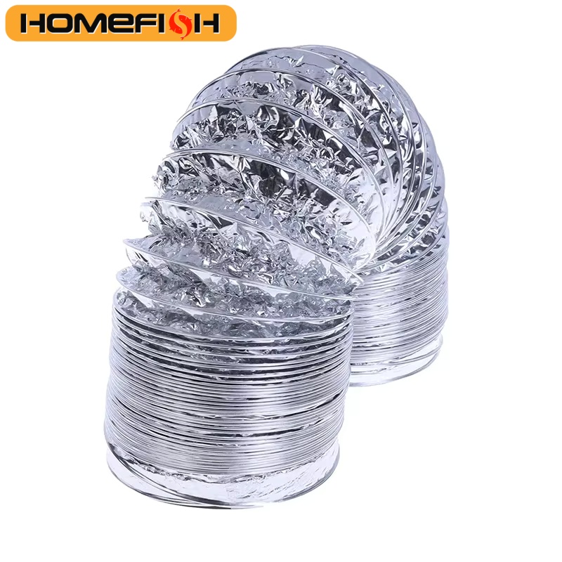 Flexible Hose Braided - Pipa Ventilator PVC Aluminium 4 Inch