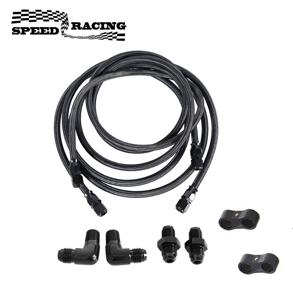 Flexible Hose Braided - 6AN Pipa Selang Pendingin Transmisi PTFE