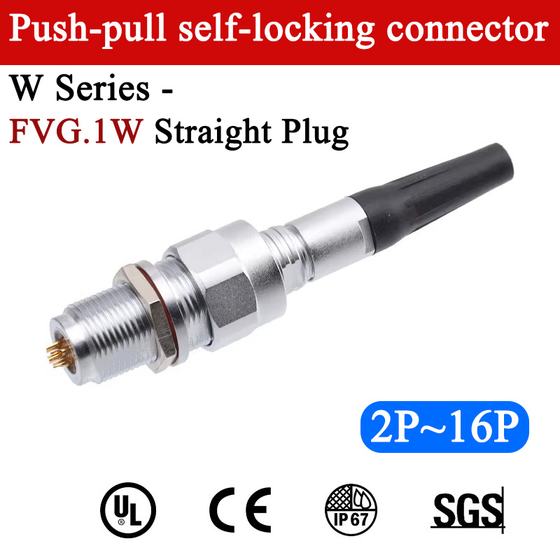 Push Fit Connector - Konektor FVG 1W, Soket Tetap EVG