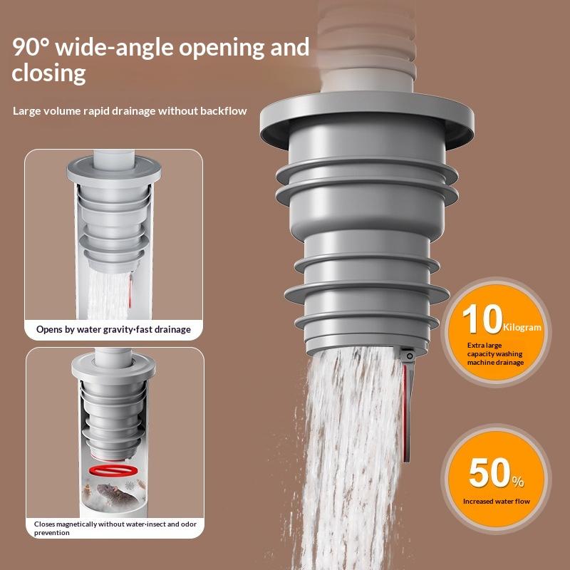 Drain Pipe Clip - Cincin Segel Saluran Pembuangan Kamar Mandi