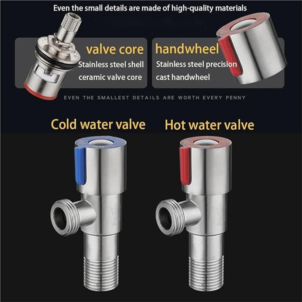 Katup Masuk Panas Dingin Baja  - Toilet Fill Valve ulasan dan harga