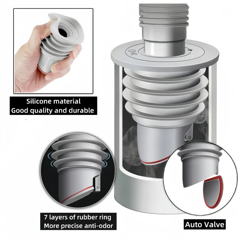Sumbat Wastafel Silikon Pipa S - Drain Pipe Clip ulasan dan harga
