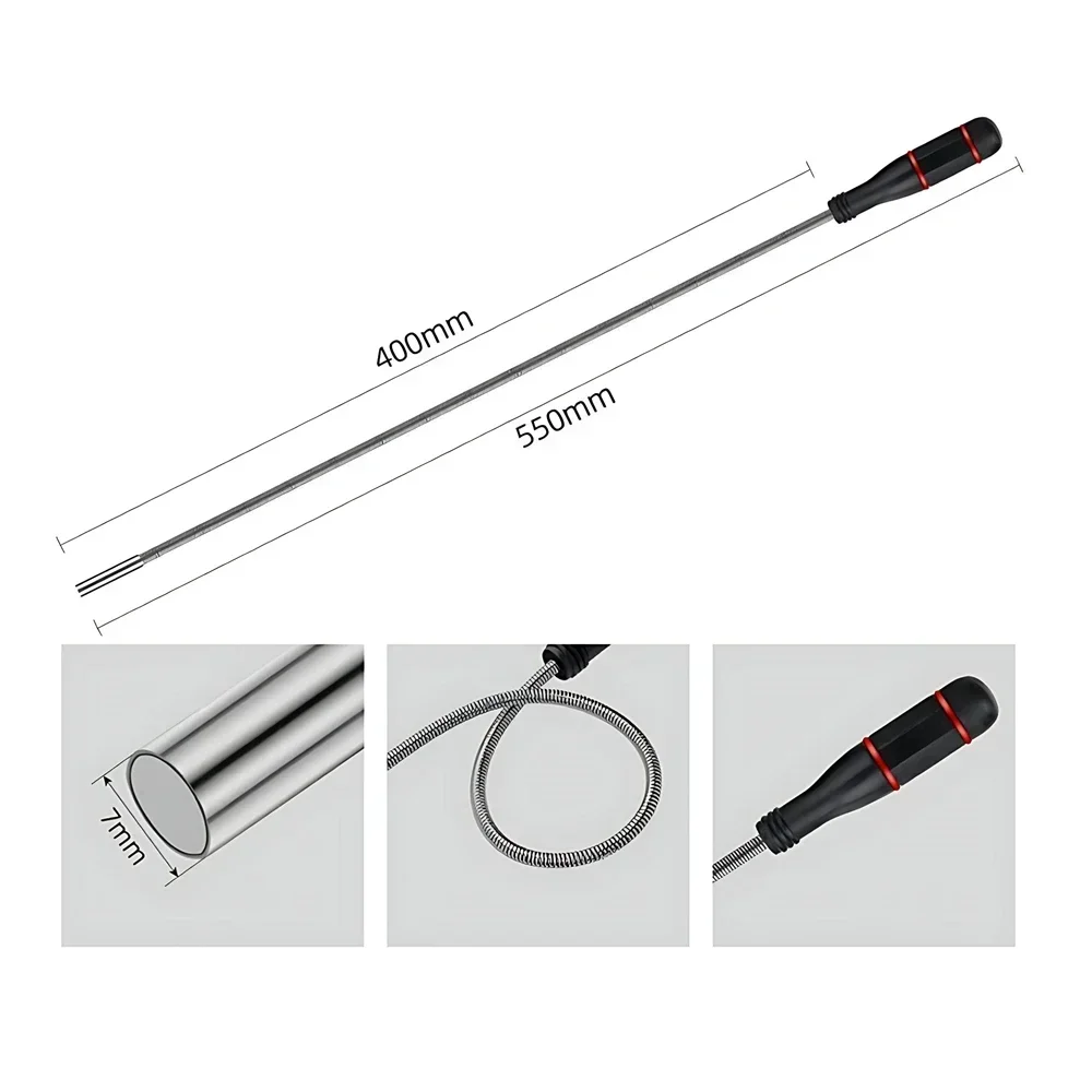 Alat pengambilan magnetik flek - Drain Snake Flexible ulasan dan harga