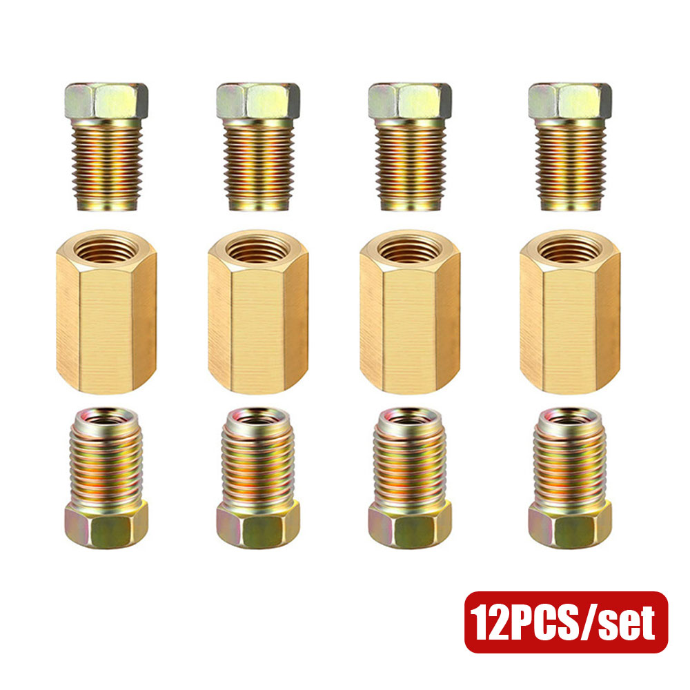 12 buah 3/16 (3/8x24 terbalik) - Compression Fitting Brass ulasan dan harga
