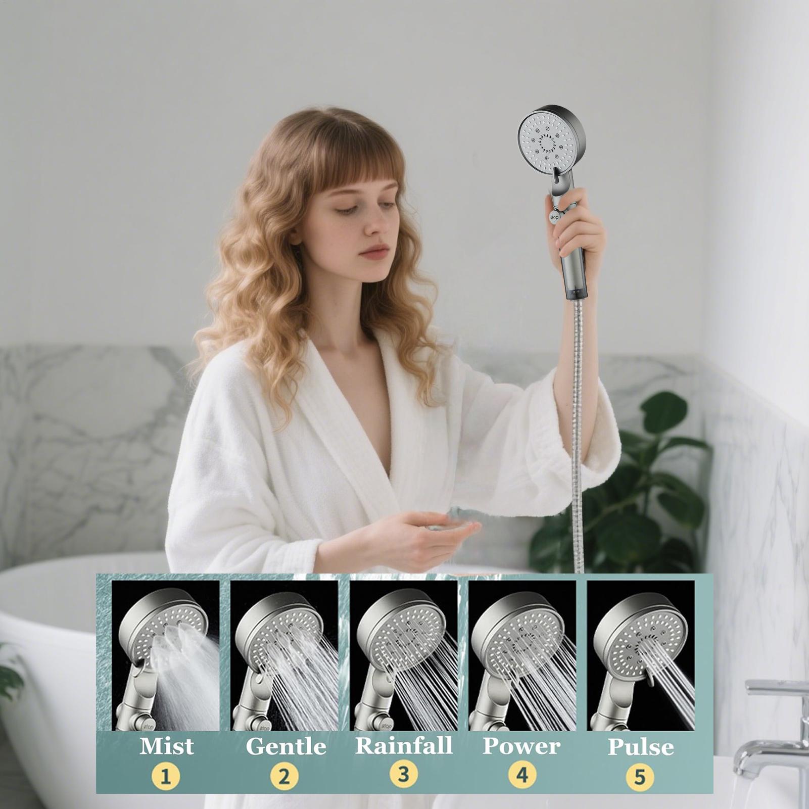 Kepala Pancuran Baru 5 Mode Ke - Silicone Tap Washer ulasan dan harga