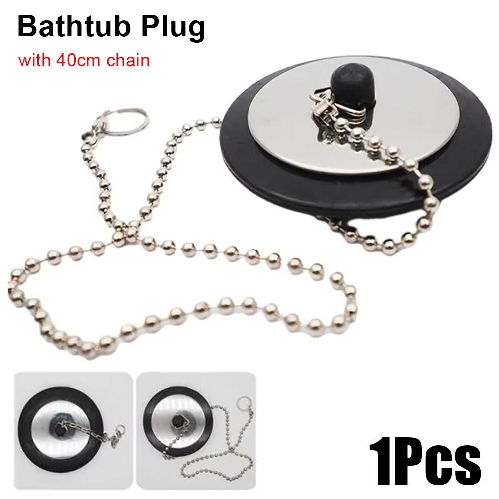 1 Buah Penutup Bak Mandi Karet - Drain Pipe Clip ulasan dan harga